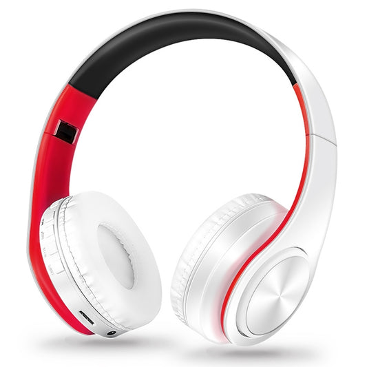 LPT660 Wireless Folding Sports Stereo Music Bluetooth Phones Earphones Support TF Card (Red) by buy2fix