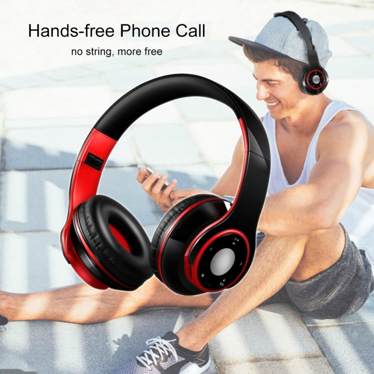 SG-8 Bluetooth 4.0 + EDR Headphones Wireless Over-ear TF Card FM Radio Stereo Music Headset with Mic (Orange) by buy2fix