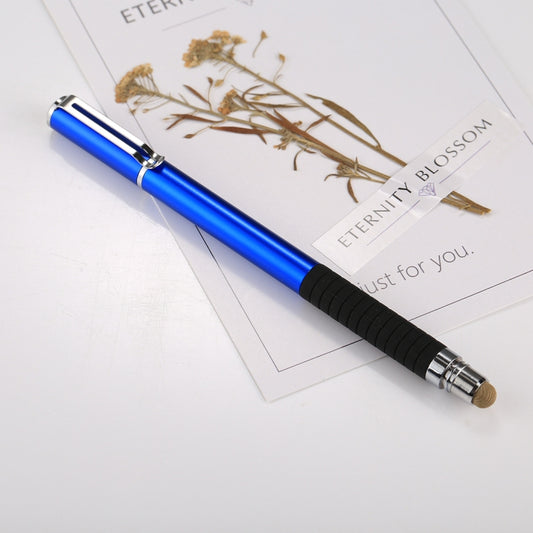 Universal 2 in 1 Multifunction Round Thin Tip Capacitive Touch Screen Stylus Pen, For iPhone, iPad, Samsung, and Other Capacitive Touch Screen Smartphones or Tablet PC(Dark Blue) by buy2fix