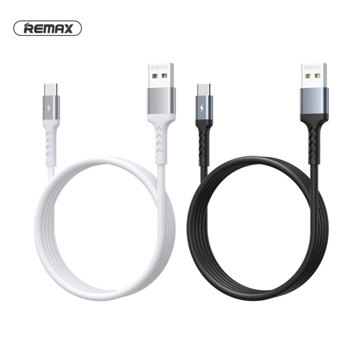 REMAX RC-161a Kayla Series 2.1A USB to USB-C / Type-C Data Cable, Cable Length: 1m (White) by REMAX