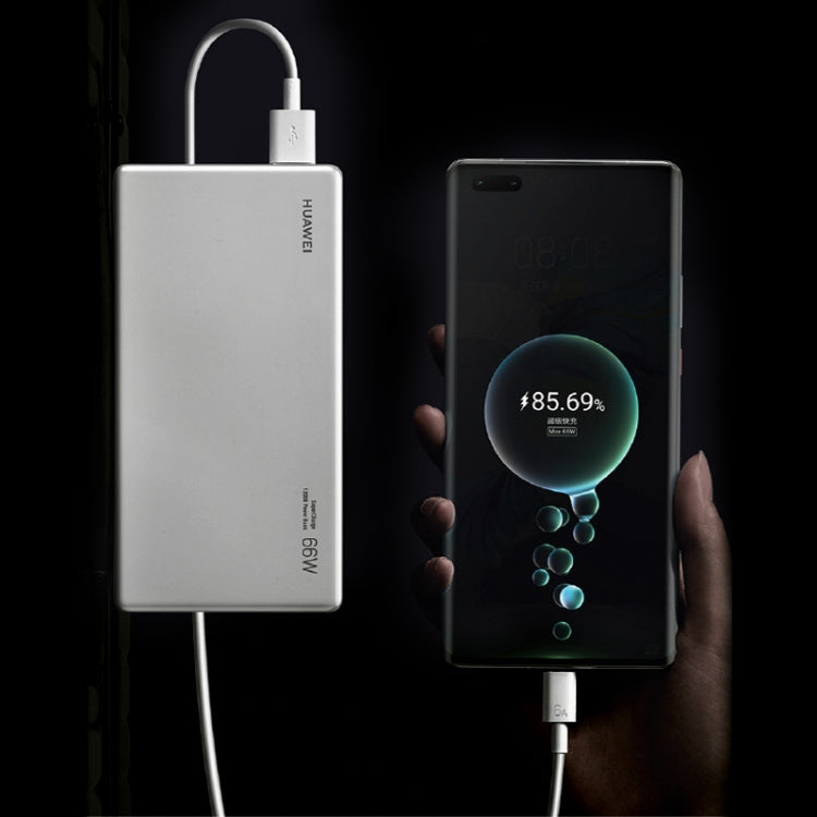 Original Huawei CC790 USB Type-A to USB-C / Type-C Interface 6A Data Cable, Cable Length: 1m(White) by Huawei