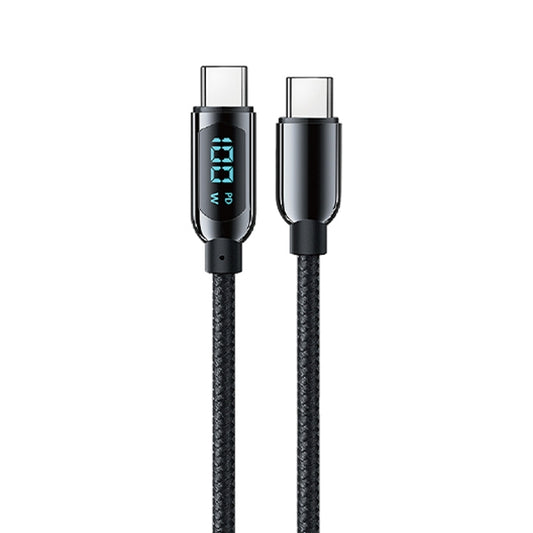 Mutural Li-CC002 1.2m 100W Digital Display USB-C / Type-C to Type-C Charging Data Cable by Mutural