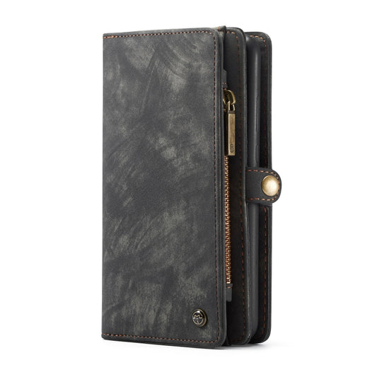 CaseMe-008 Detachable Multifunctional Retro Frosted Horizontal Flip Leather Case for Galaxy A50, with Card Slot & Holder & Zipper Wallet & Photo Frame(Black) - Galaxy Phone Cases by CaseMe | Online Shopping UK | buy2fix