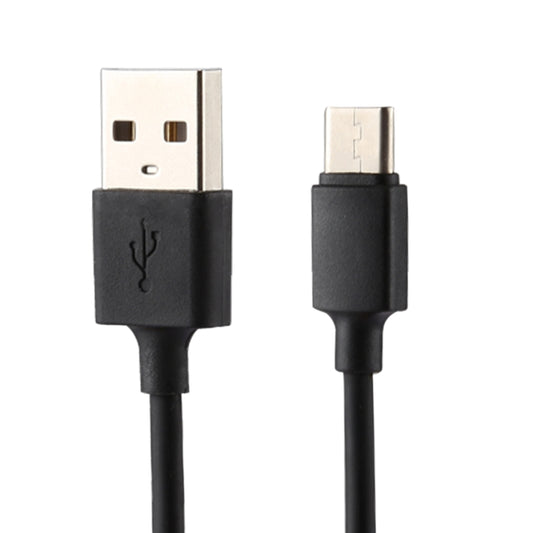 5V 2.1A Intelligent Identification USB Charger with 1m USB to USB-C / Type-C Charging Cable, EU Plug(Black) by buy2fix