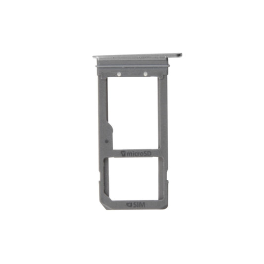 For Galaxy S7 Edge / G935 SIM Card Tray and Micro SD Card Tray (Grey) - Card Tray by buy2fix | Online Shopping UK | buy2fix