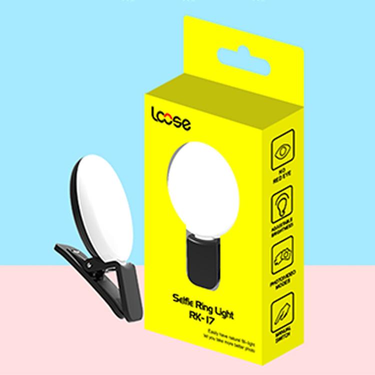 RK17 Mini and Portable Live Show Beauty Artifact 3 Levels of Brightness Warm and White Light Fill Light with 9 LED Light, For iPhone, Galaxy, Huawei, Xiaomi, LG, HTC and Other Smart Phones(Pink) by buy2fix