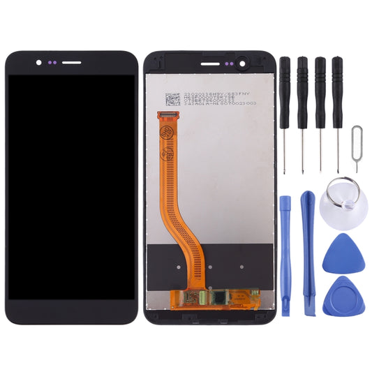 OEM LCD Screen for Huawei Honor V9 Digitizer Full Assembly with Frame (Black) by buy2fix