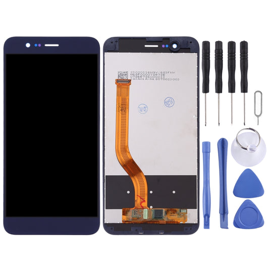OEM LCD Screen for Huawei Honor V9 Digitizer Full Assembly with Frame (Blue) by buy2fix