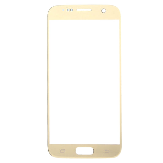 For Galaxy S7 / G930 Front Screen Outer Glass Lens (Gold) - Outer Glass Lens by buy2fix | Online Shopping UK | buy2fix