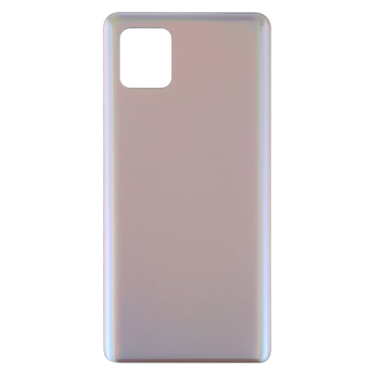 For Samsung Galaxy A91 Battery Back Cover (Silver) - Back Cover by buy2fix | Online Shopping UK | buy2fix