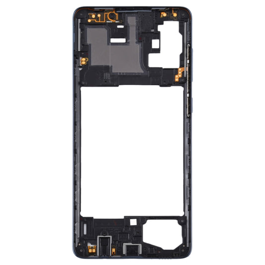For Samsung Galaxy A71 Middle Frame Bezel Plate (Black) - Frame Bezel Plate by buy2fix | Online Shopping UK | buy2fix