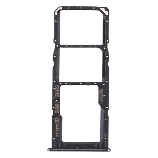 For Samsung Galaxy A71 SIM Card Tray + SIM Card Tray + Micro SD Card Tray (Black) - Card Tray by buy2fix | Online Shopping UK | buy2fix