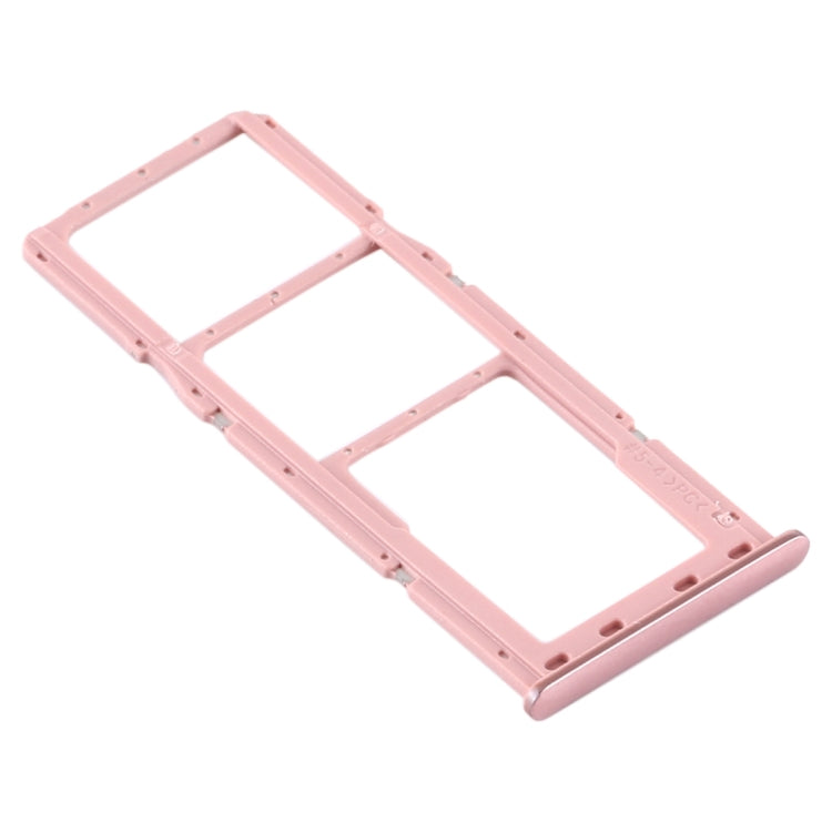 For Samsung Galaxy A71 SIM Card Tray + SIM Card Tray + Micro SD Card Tray (Pink) - Card Tray by buy2fix | Online Shopping UK | buy2fix