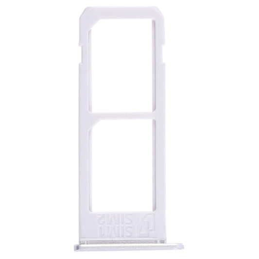 For Galaxy S6 Edge plus / S6 Edge+ 2 SIM Card Tray (Silver) - Card Tray by buy2fix | Online Shopping UK | buy2fix