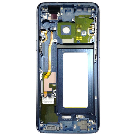 For Galaxy S9 G960F, G960F/DS, G960U, G960W, G9600 Middle Frame Bezel (Blue) - Frame Bezel Plate by buy2fix | Online Shopping UK | buy2fix