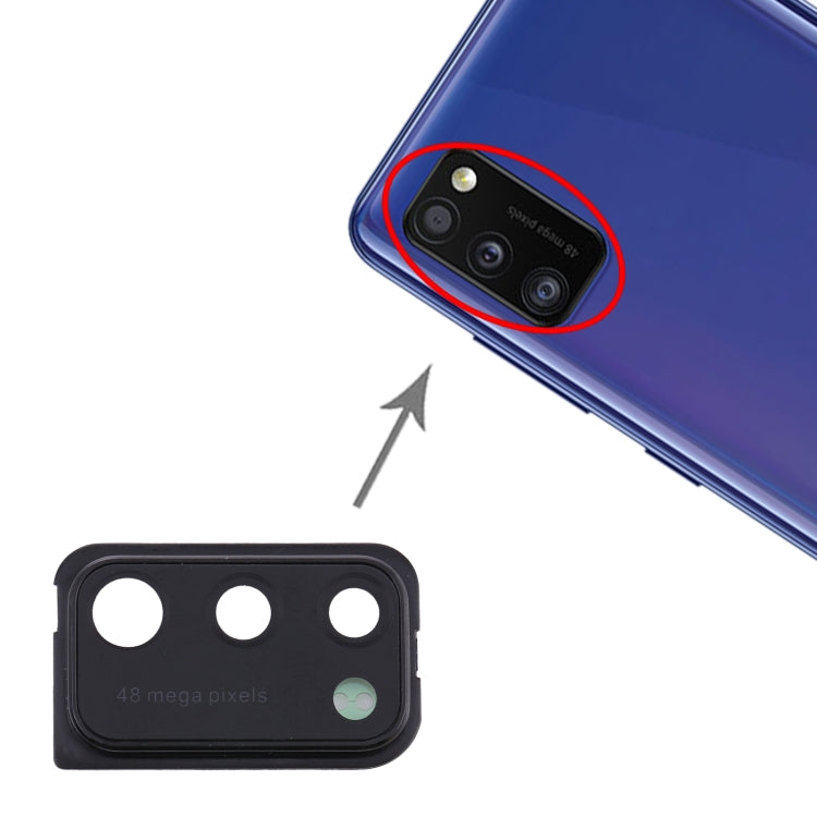 For Samsung Galaxy A41 10pcs Camera Lens Cover (Black) - Camera Series by buy2fix | Online Shopping UK | buy2fix