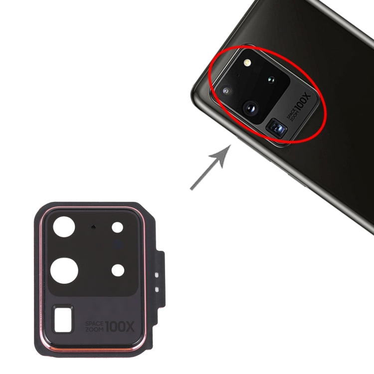 For Samsung Galaxy S20 Ultra Camera Lens Cover (Pink) - Camera Series by buy2fix | Online Shopping UK | buy2fix