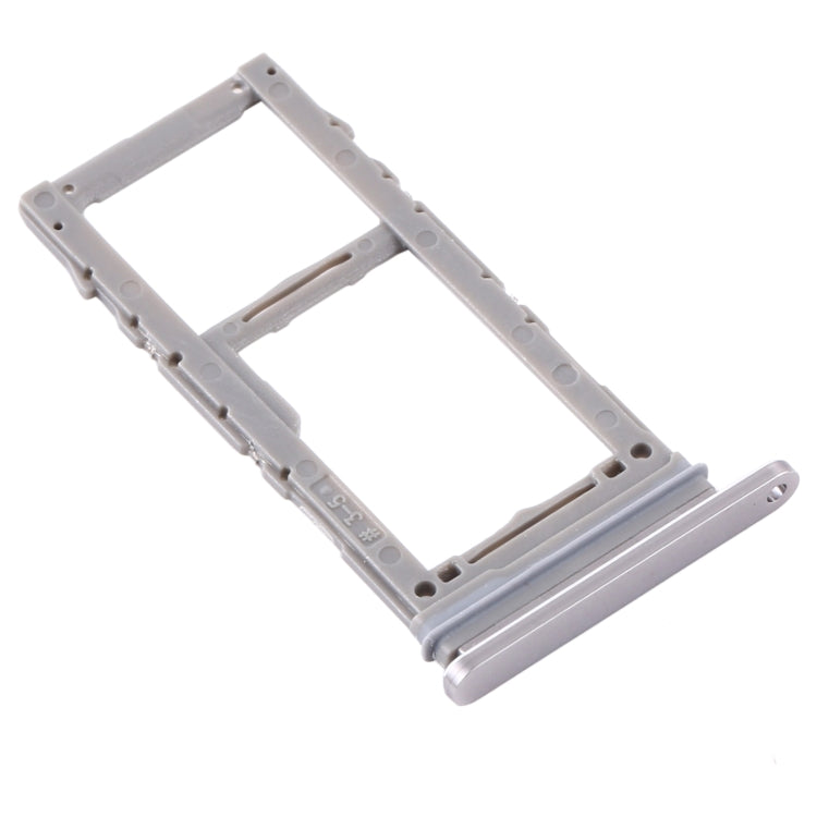 For Samsung Galaxy Note 10 Lite SM-N770 SIM Card Tray + Micro SD Card Tray (Silver) - Card Tray by buy2fix | Online Shopping UK | buy2fix