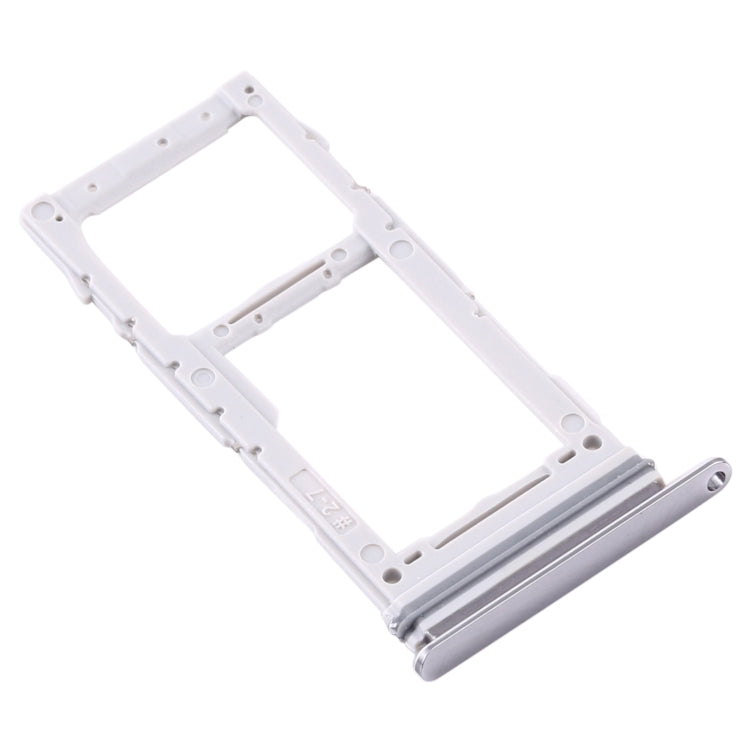 For Samsung Galaxy Note 10 Lite SM-N770 SIM Card Tray + SIM Card Tray / Micro SD Card Tray (Silver) - Card Tray by buy2fix | Online Shopping UK | buy2fix