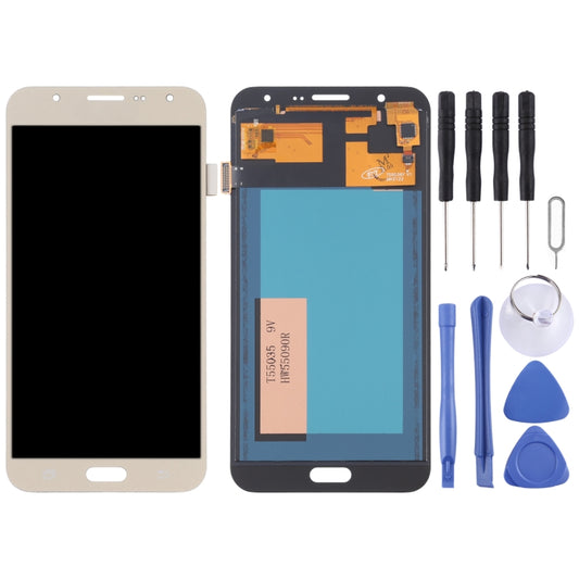 TFT Material LCD Screen and Digitizer Full Assembly for Galaxy J7 (2015) / J700F, J700F/DS, J700H/DS, J700M, J700M/DS, J700T, J700P(Gold) - LCD Screen by buy2fix | Online Shopping UK | buy2fix