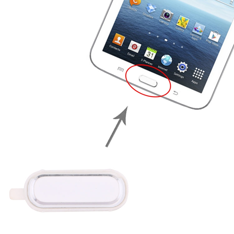 Home Key for Samsung Galaxy Tab 3 7.0 SM-T210/T211/T217(White) - Home key & Side Key by buy2fix | Online Shopping UK | buy2fix