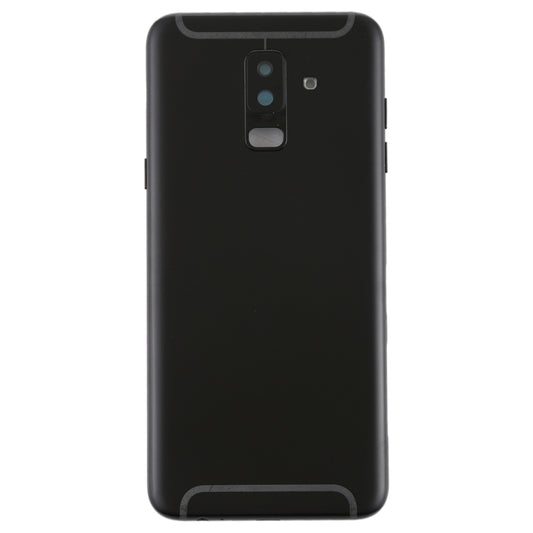For Galaxy A6+ (2018) / A605 Back Cover with Side Keys & Camera Lens (Black) - Back Cover by buy2fix | Online Shopping UK | buy2fix