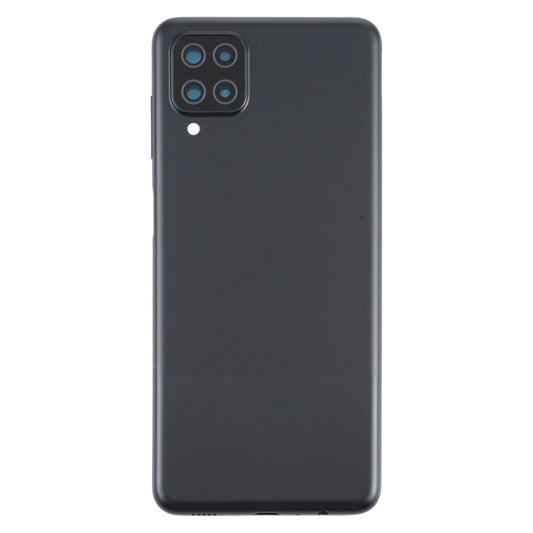 For Samsung Galaxy A12 Battery Back Cover (Black) - Back Cover by buy2fix | Online Shopping UK | buy2fix