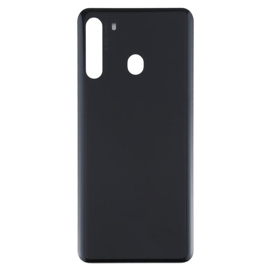 For Samsung Galaxy A21 SM-A215 Battery Back Cover (Black) - Back Cover by buy2fix | Online Shopping UK | buy2fix