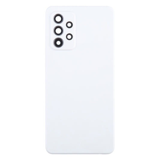 For Samsung Galaxy A52 5G / A52 4G Battery Back Cover with Camera Lens Cover(White) - Back Cover by buy2fix | Online Shopping UK | buy2fix