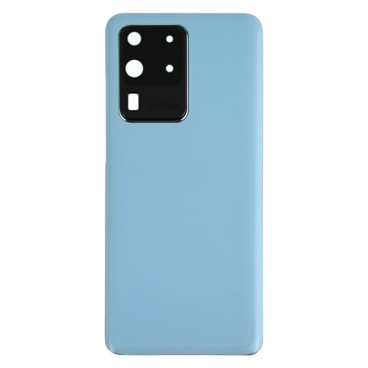For Samsung Galaxy S20 Ultra Battery Back Cover with Camera Lens Cover (Blue) - Back Cover by buy2fix | Online Shopping UK | buy2fix