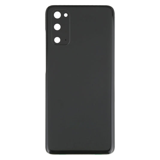 For Samsung Galaxy S20 Battery Back Cover with Camera Lens Cover (Black) - Back Cover by buy2fix | Online Shopping UK | buy2fix