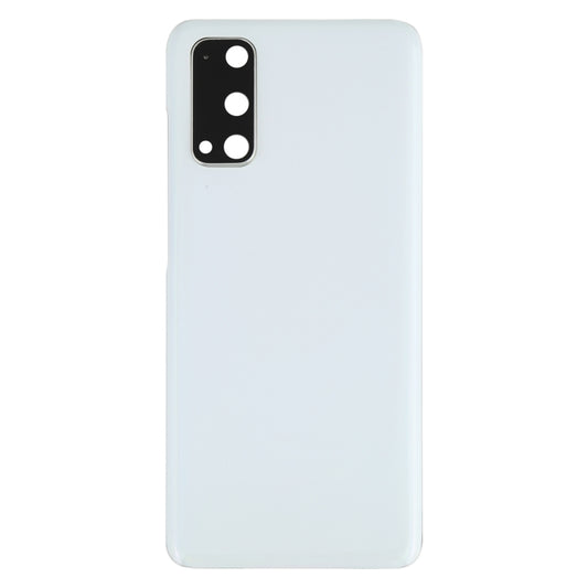 For Samsung Galaxy S20 Battery Back Cover with Camera Lens Cover (White) - Back Cover by buy2fix | Online Shopping UK | buy2fix