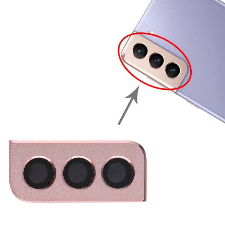 For Samsung Galaxy S21 Camera Lens Cover (Pink) - Camera Series by buy2fix | Online Shopping UK | buy2fix