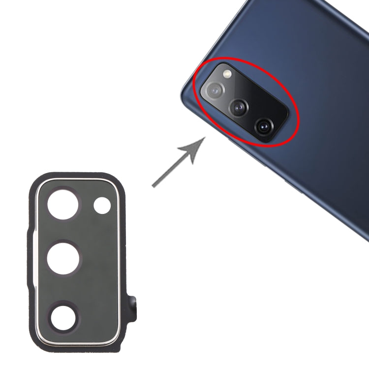 For Samsung Galaxy S20 FE Camera Lens Cover (Silver) - Camera Series by buy2fix | Online Shopping UK | buy2fix