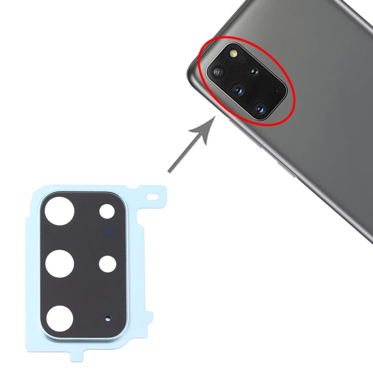 For Samsung Galaxy S20+ Camera Lens Cover (Blue) - Camera Series by buy2fix | Online Shopping UK | buy2fix