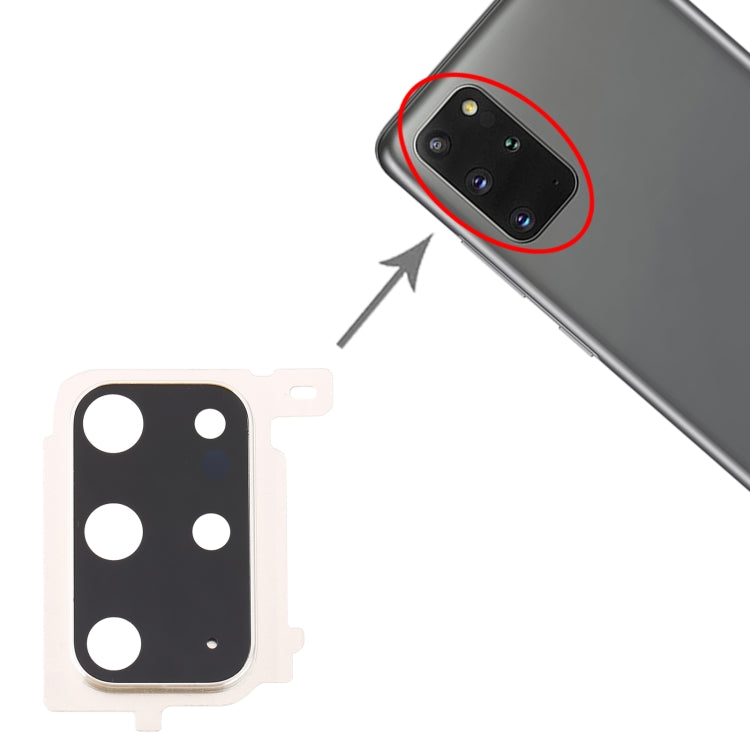 For Samsung Galaxy S20+ Camera Lens Cover (Silver) - Camera Series by buy2fix | Online Shopping UK | buy2fix