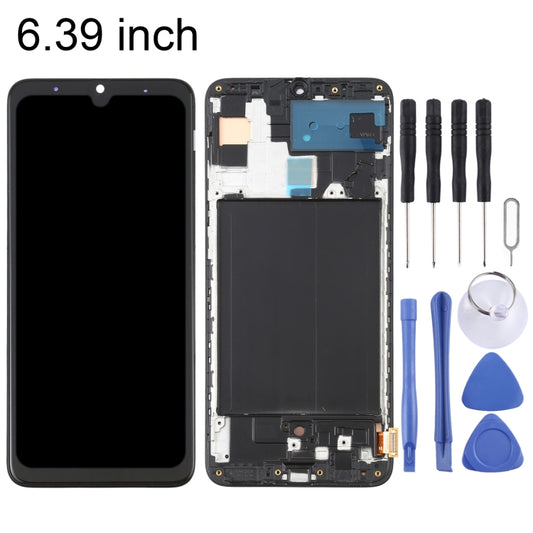 OLED LCD Screen for Samsung Galaxy A70 SM-A705 (6.39 inch) Digitizer Full Assembly with Frame (Black) - LCD Screen by buy2fix | Online Shopping UK | buy2fix