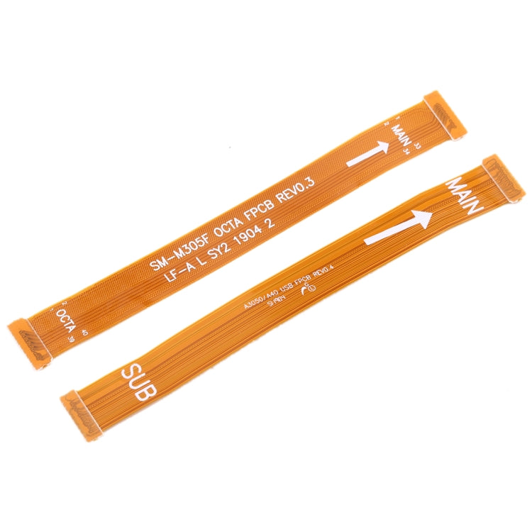 For Galaxy M30 1 Pair Motherboard Flex Cable - Flex Cable by buy2fix | Online Shopping UK | buy2fix