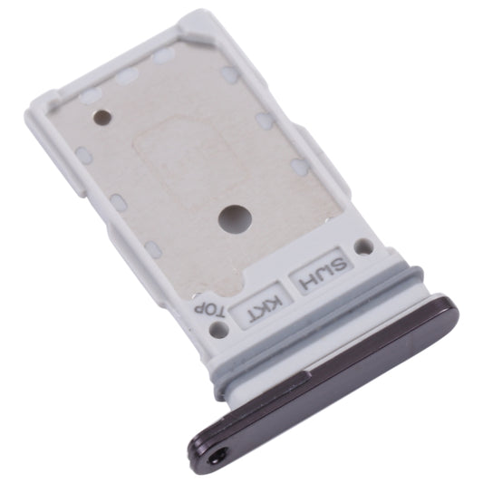 For Samsung Galaxy S22 Ultra 5G SM-S908B Original SIM Card Tray + SIM Card Tray (Black) - by buy2fix | Online Shopping UK | buy2fix