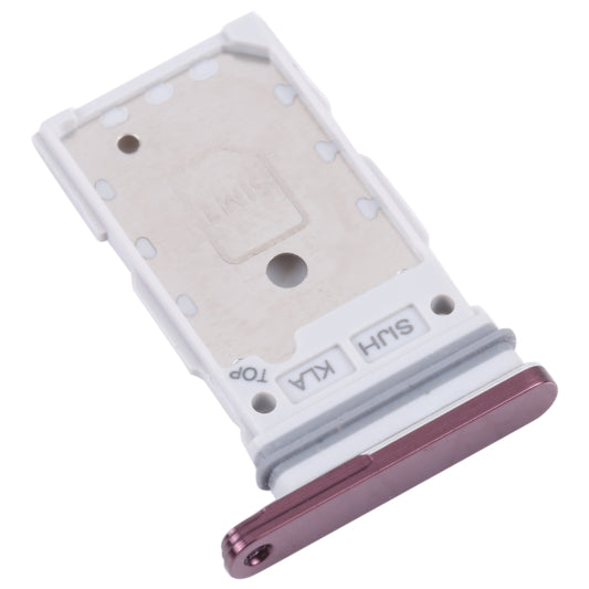 For Samsung Galaxy S22 Ultra 5G SM-S908B Original SIM Card Tray + SIM Card Tray (Purple) - by buy2fix | Online Shopping UK | buy2fix