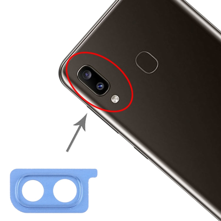 For Galaxy A20 10pcs Camera Lens Cover (Blue) - Camera Series by buy2fix | Online Shopping UK | buy2fix