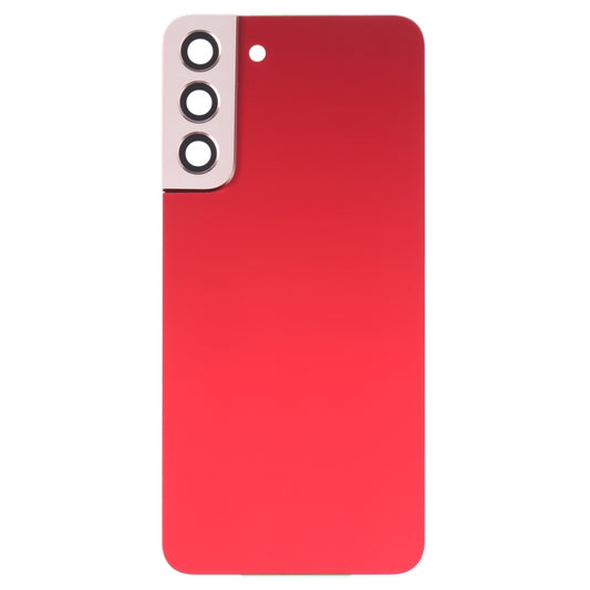For Samsung Galaxy S22+ 5G SM-S906B Battery Back Cover with Camera Lens Cover (Red) - by buy2fix | Online Shopping UK | buy2fix