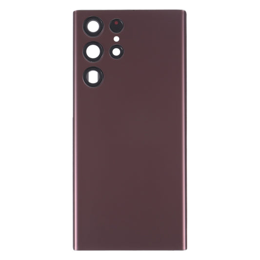 For Samsung Galaxy S22 Ultra 5G SM-S908B Battery Back Cover with Camera Lens Cover (Purple) - by buy2fix | Online Shopping UK | buy2fix