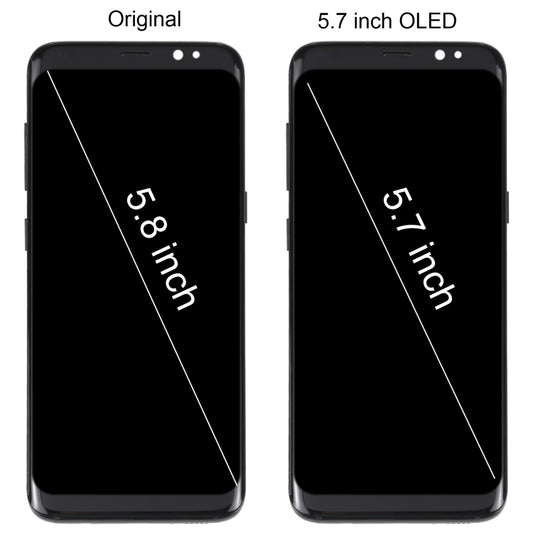 5.7 inch OLED LCD Screen For Samsung Galaxy S8 SM-G950 Digitizer Full Assembly with Frame - LCD Screen by buy2fix | Online Shopping UK | buy2fix