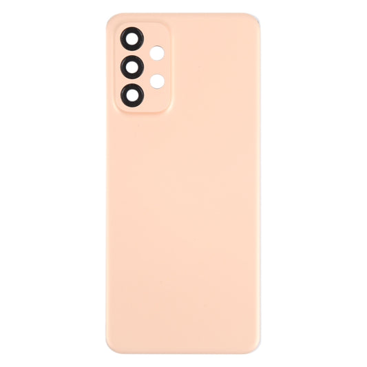 For Samsung Galaxy A23 5G SM-A236A Original Battery Back Cover with Camera Lens Cover(Pink) - Camera Series by buy2fix | Online Shopping UK | buy2fix