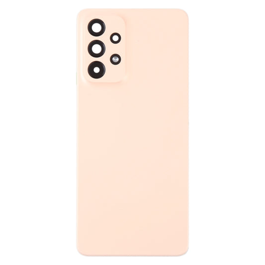 For Samsung Galaxy A53 5G SM-A536B Original Battery Back Cover with Camera Lens Cover(Pink) - Camera Series by buy2fix | Online Shopping UK | buy2fix