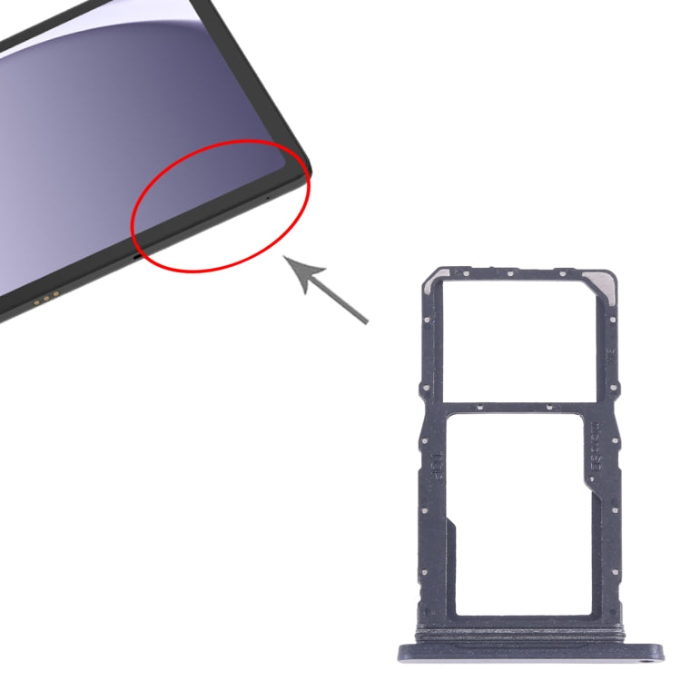 For Samsung Galaxy Tab A9+ 5G SM-X215 Original SIM + Micro SD Card Tray (Blue) - Card Tray by buy2fix | Online Shopping UK | buy2fix