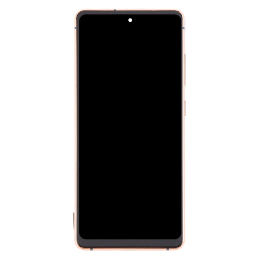 For Samsung Galaxy S20 FE SM-G780F 6.43 inch OLED LCD Screen Digitizer Full Assembly with Frame (Gold) - LCD Screen by buy2fix | Online Shopping UK | buy2fix