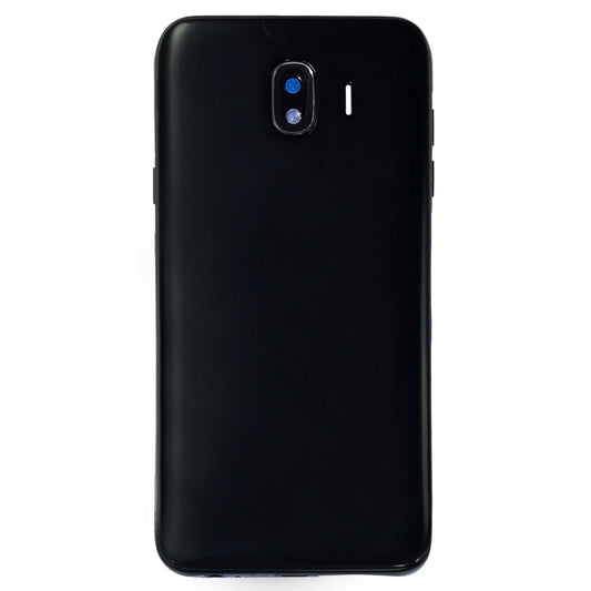 For Galaxy J4, J400F/DS, J400G/DS Back Cover + Middle Frame Bezel Plate (Black) - Back Cover by buy2fix | Online Shopping UK | buy2fix