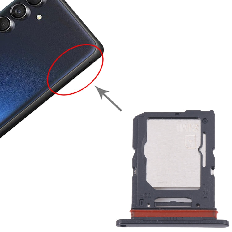 For Samsung Galaxy M55 SM-M556B Original SIM Card Tray + SIM Card Tray / Micro SD Card Tray (Black) - Card Tray by buy2fix | Online Shopping UK | buy2fix